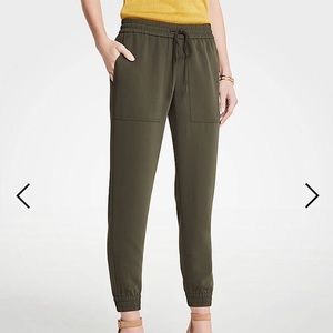 Ann Taylor Jogger Pants Army Green